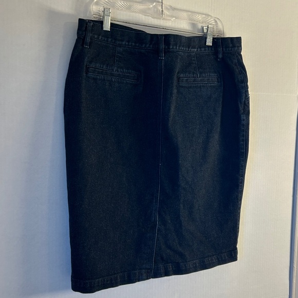 Lauren by Ralph Lauren Jean Co Premium Women’s Blue Denim Pencil Skirt Sz 14 - Picture 4 of 13